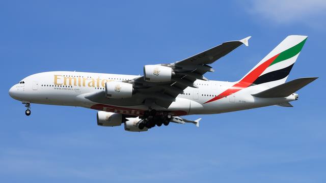 A6-EUE:Airbus A380-800:Emirates Airline
